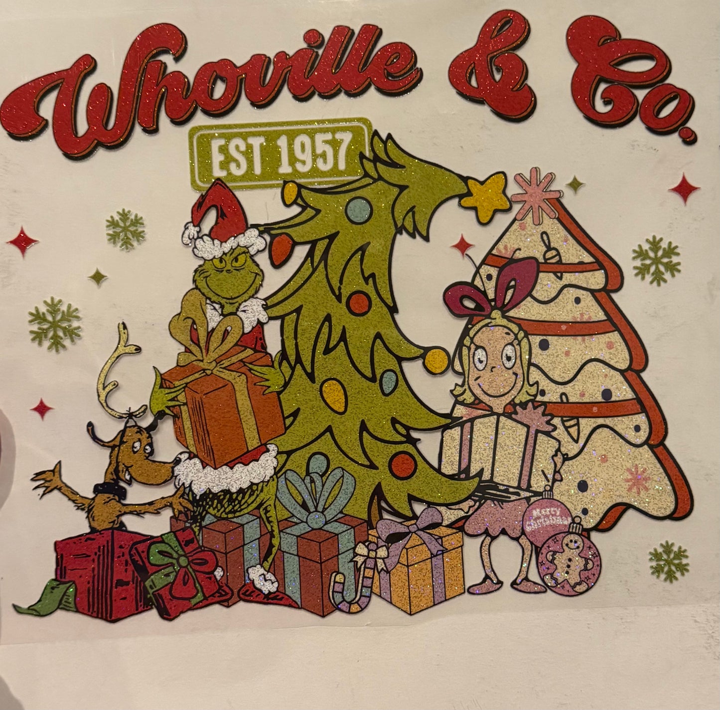 A008 Glitter Whoville - Heat Transfer