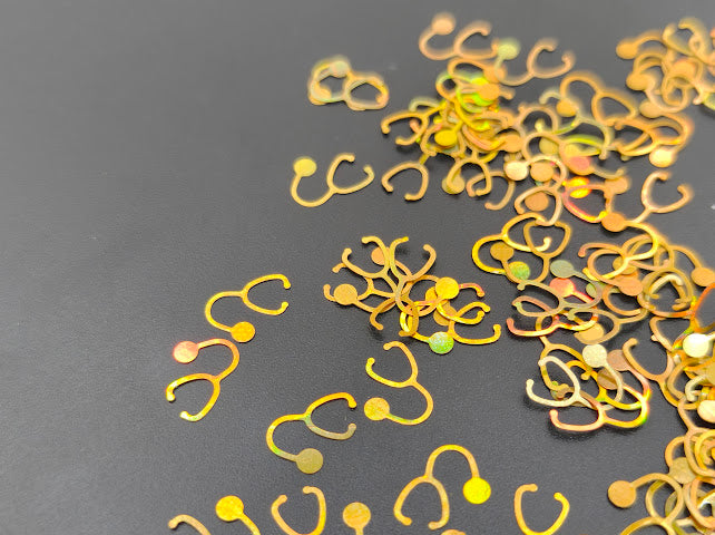 GOLD HOLOGRAPHIC STETHOSCOPE