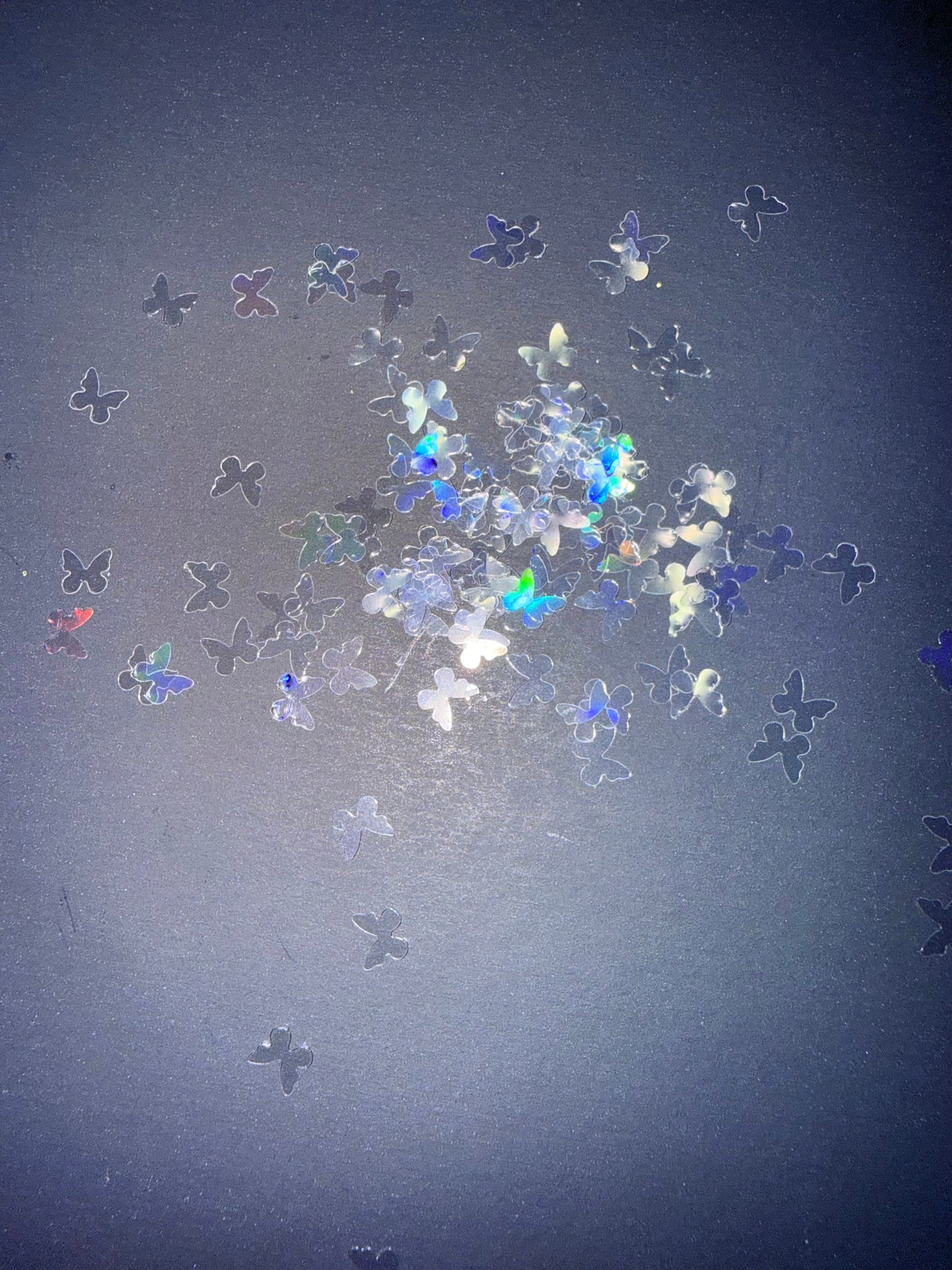 HOLOGRAPHIC TRANSPARENT BUTTERFLIES