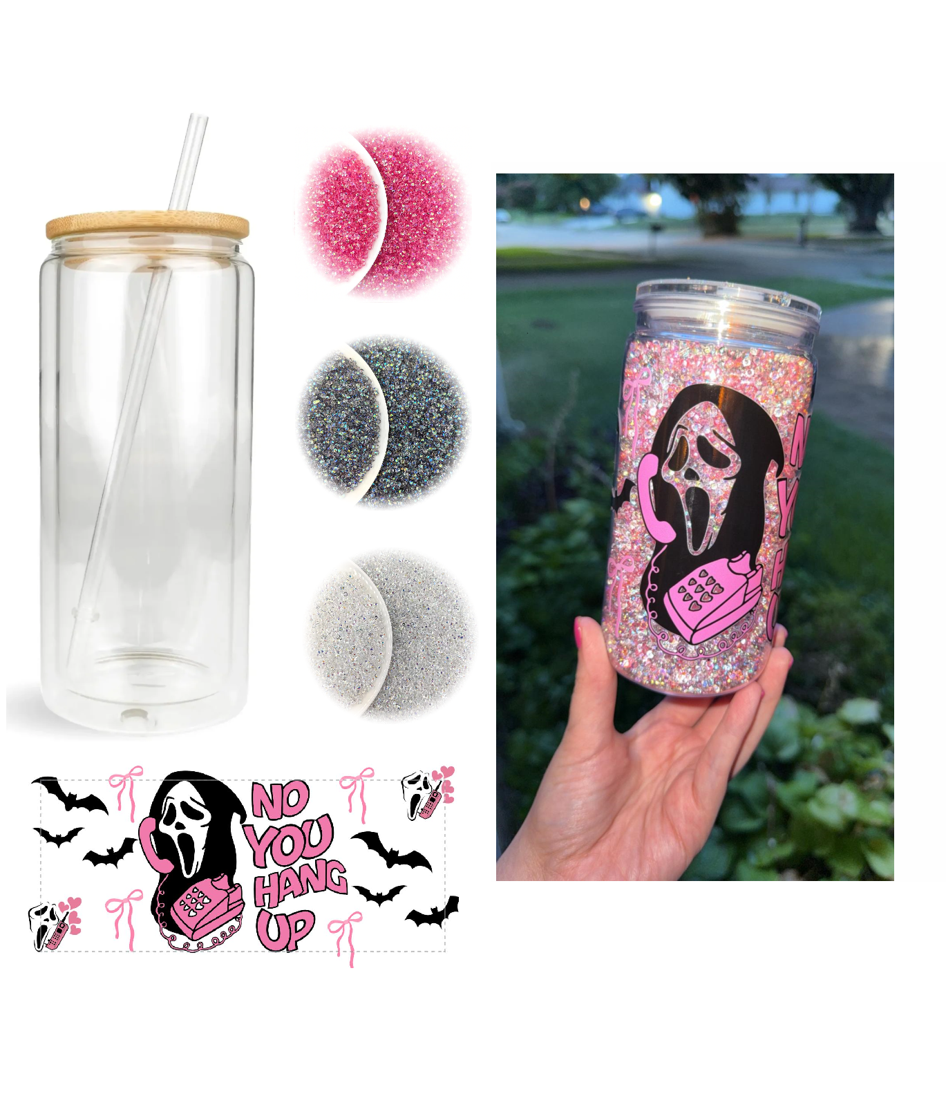 Custom Rhinestone Tumbler