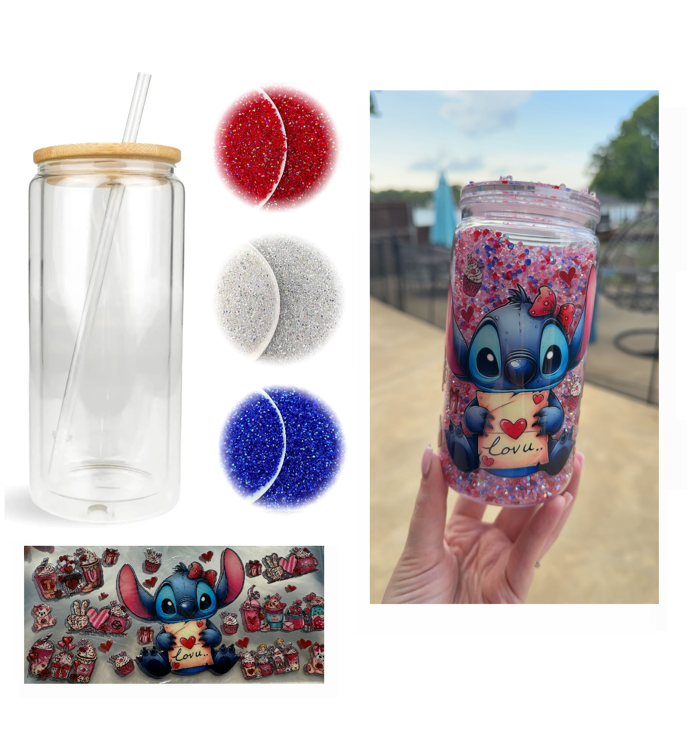 Custom Rhinestone Tumbler