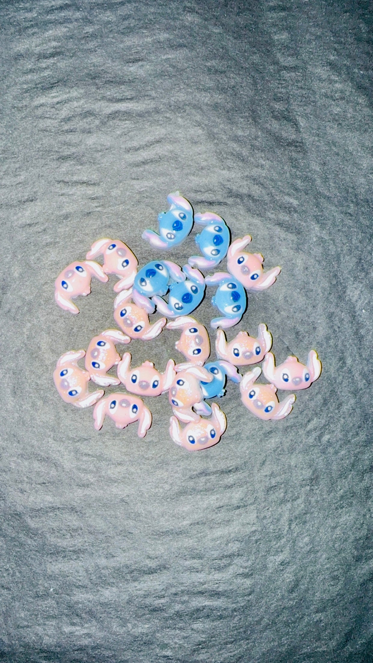 ANGEL AND STITCH ACRYLIC CHARMS