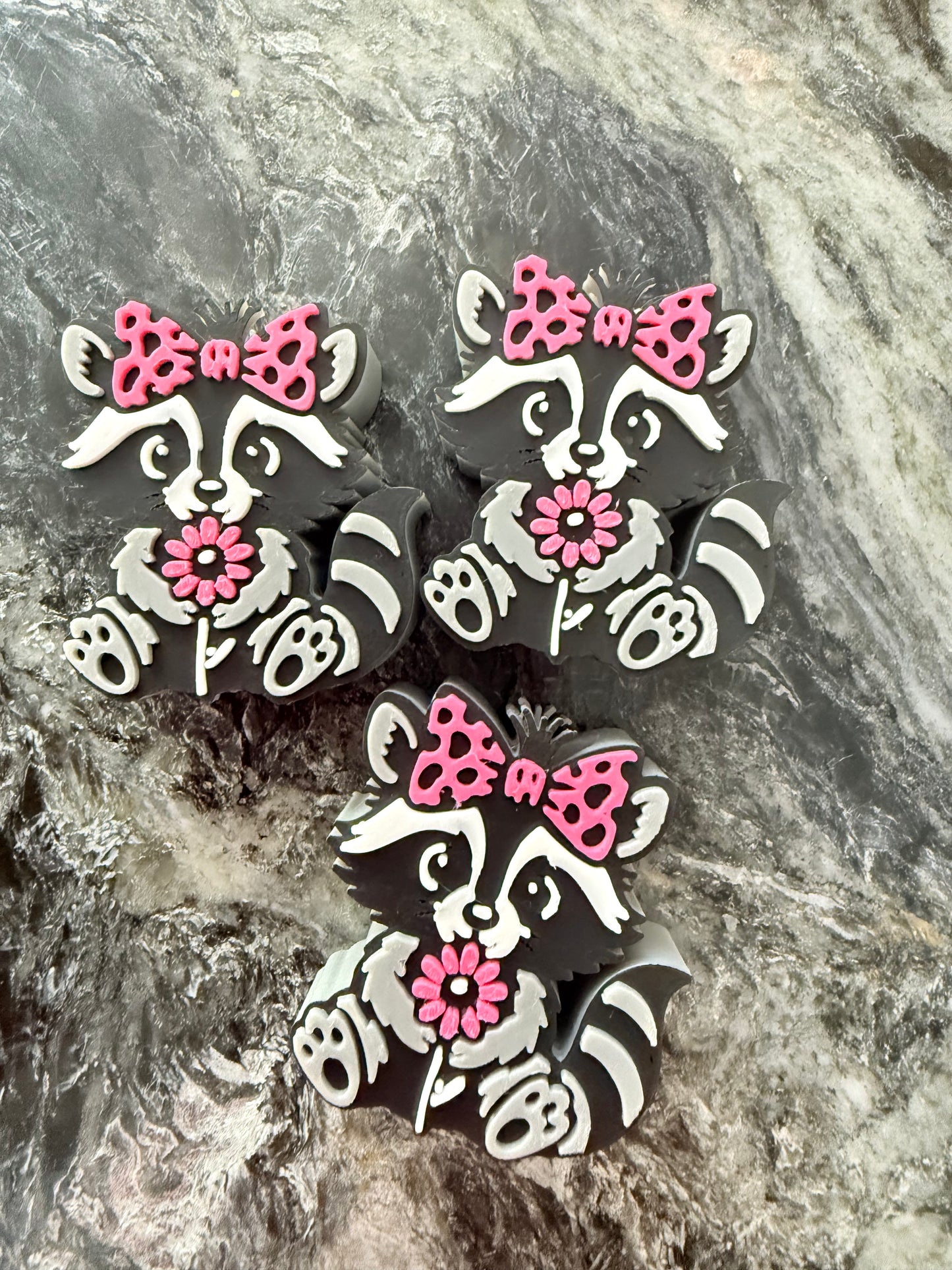 Cute raccoon topper 1PC