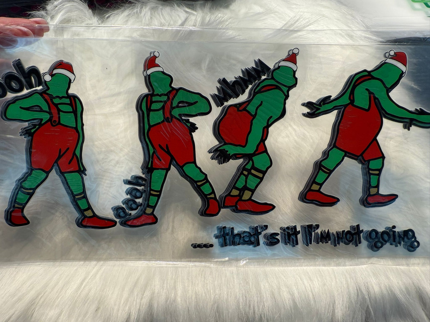 Holiday Mood Grinch Wrap