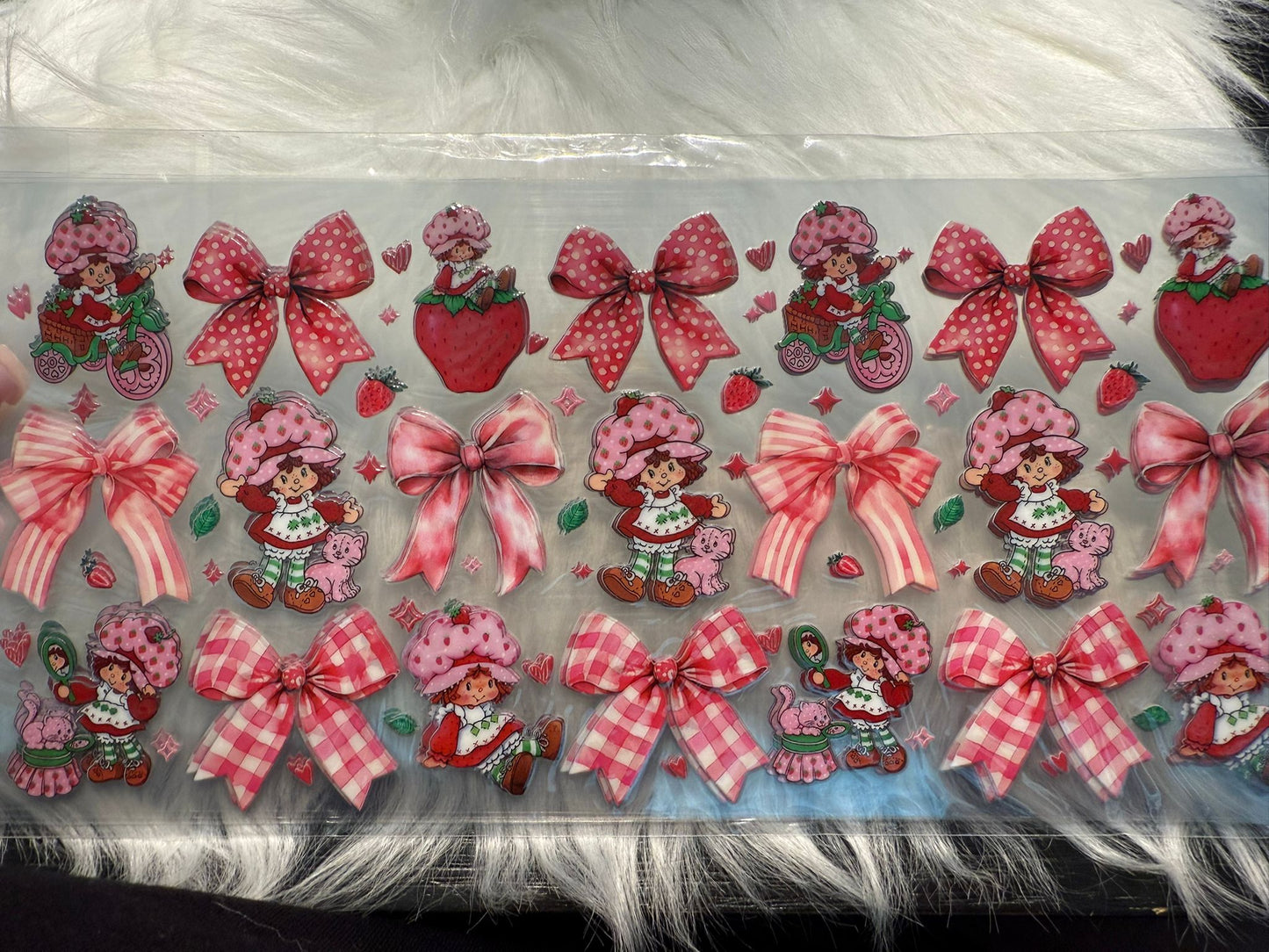 Strawberry Shortcake Bows Wrap