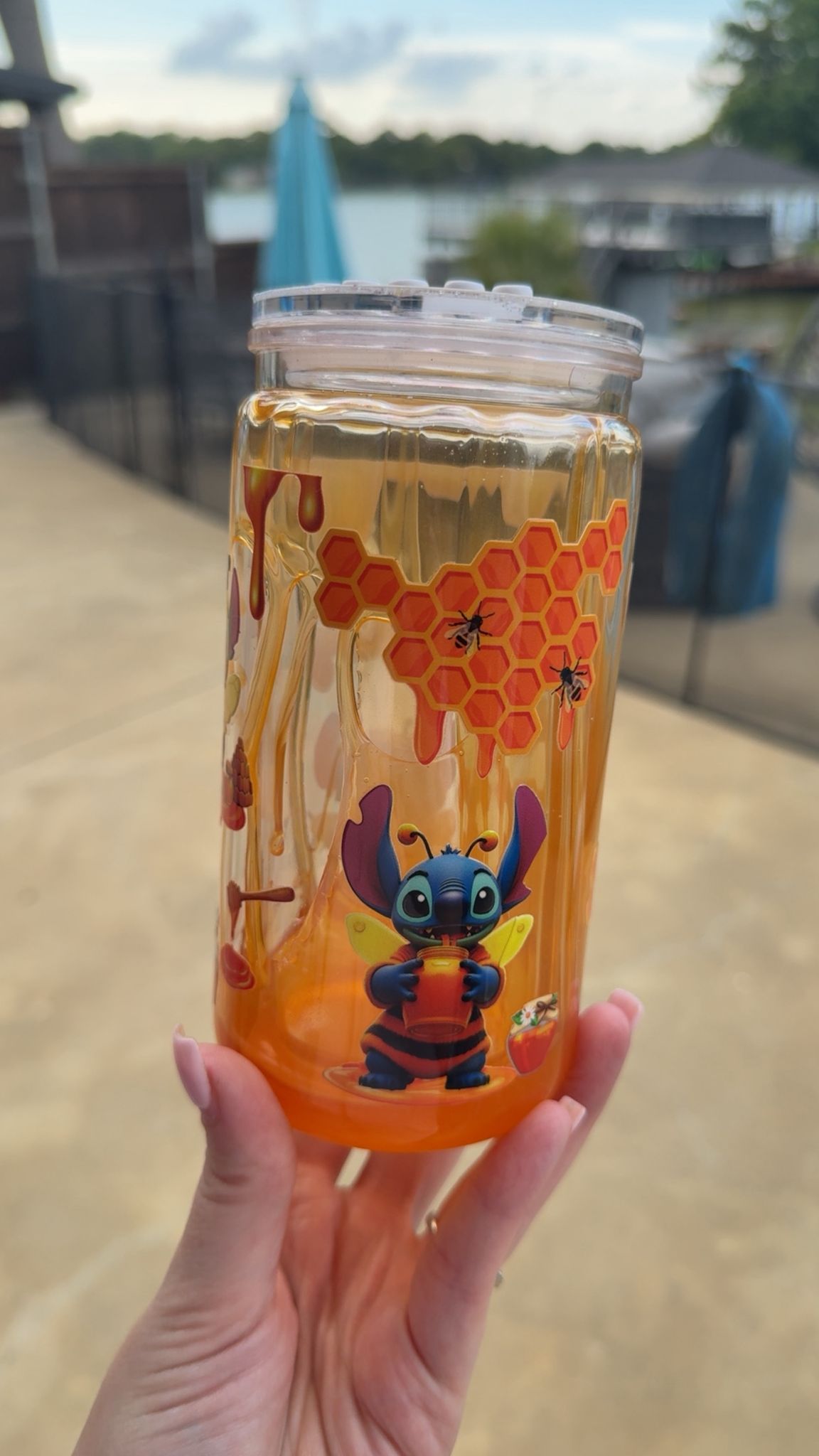 Custom Lava Tumbler