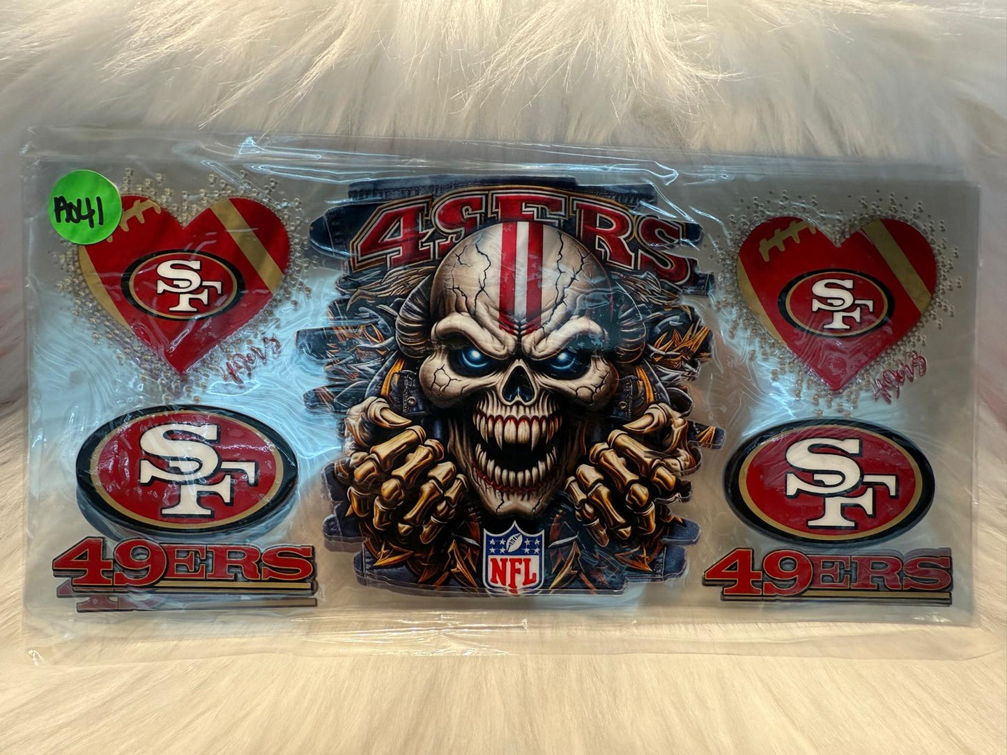 A041 San Francisco 49ers Skull Wrap