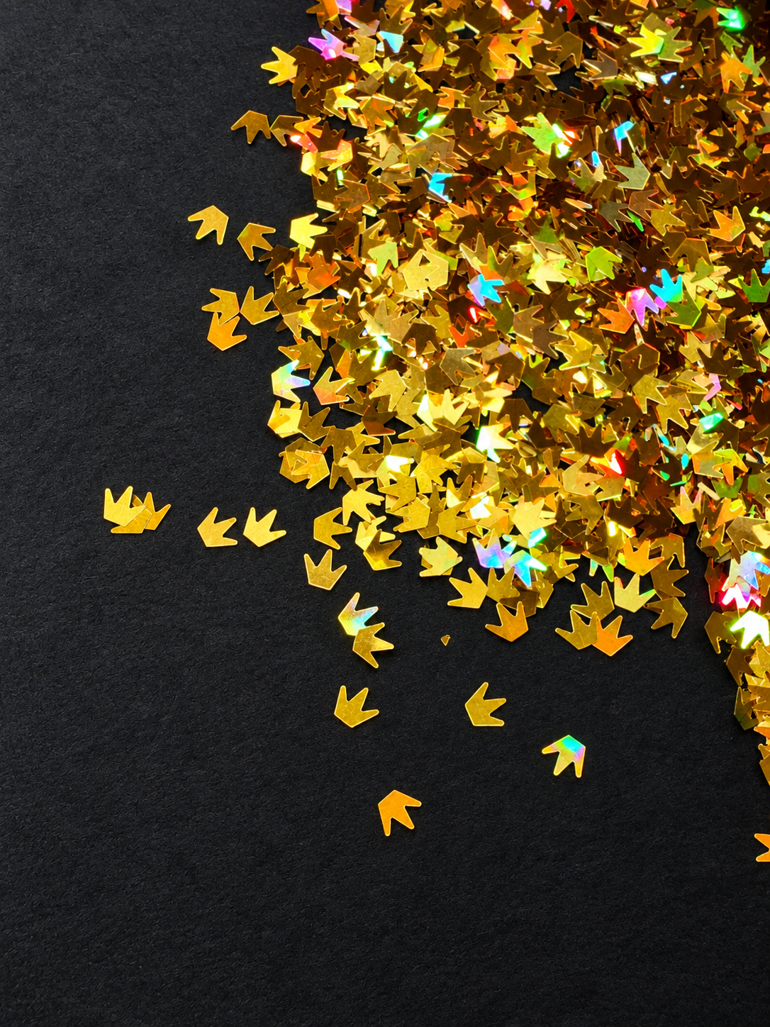 Gold Holographic Crowns