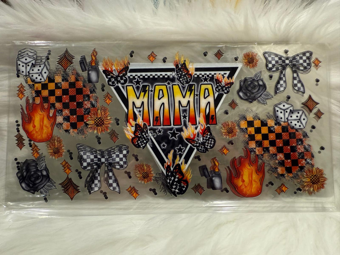 A050 Hot Checker Mama Wrap