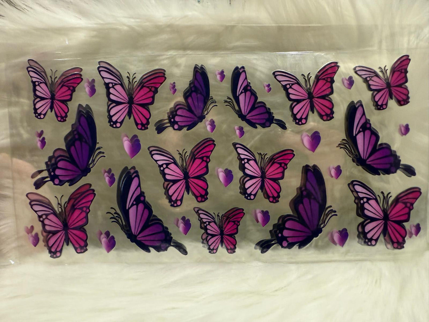 A073 Purple Butterflies Wrap