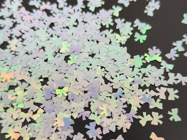 WHITE COLOR SHIFT BOWS
