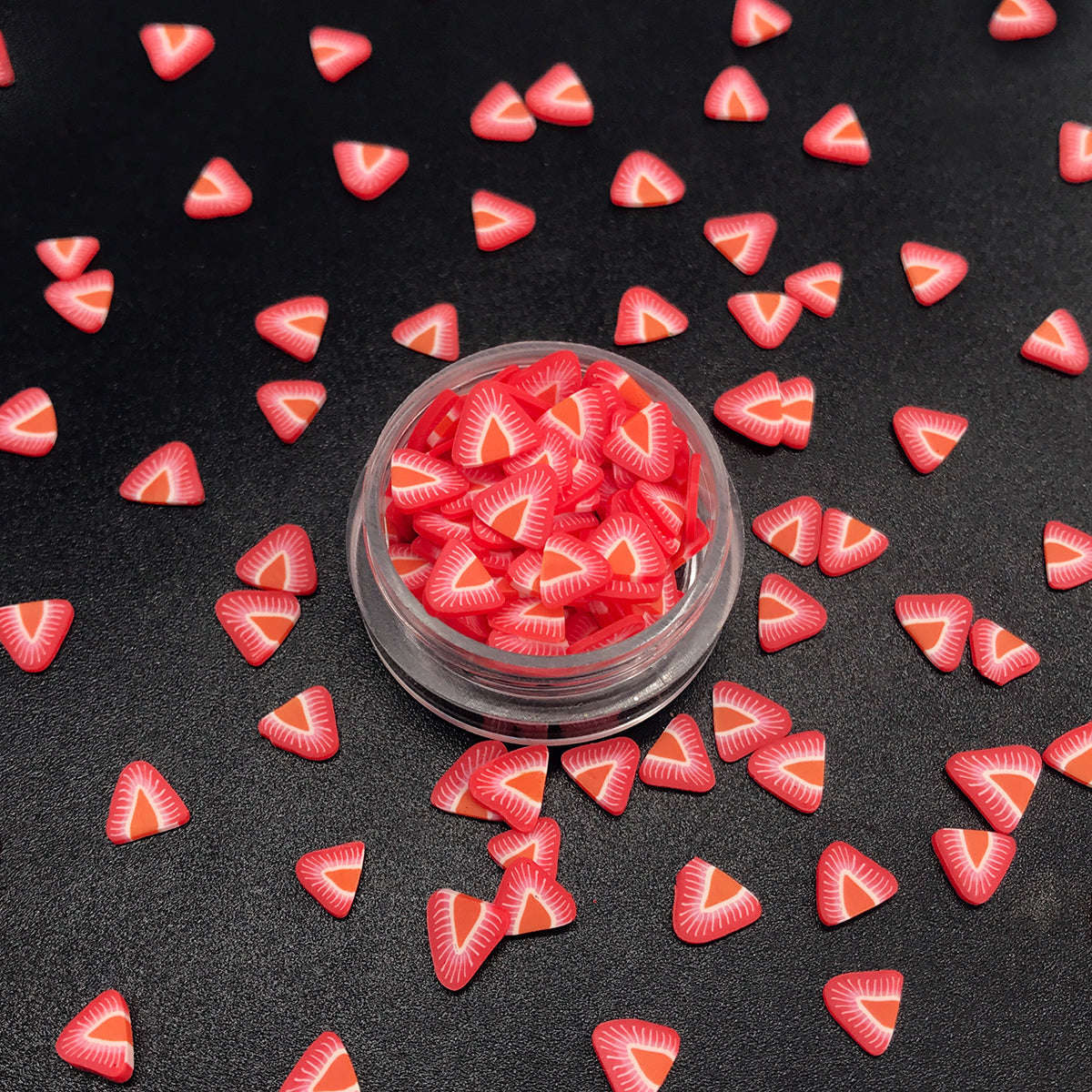 Red Strawberry Slices
