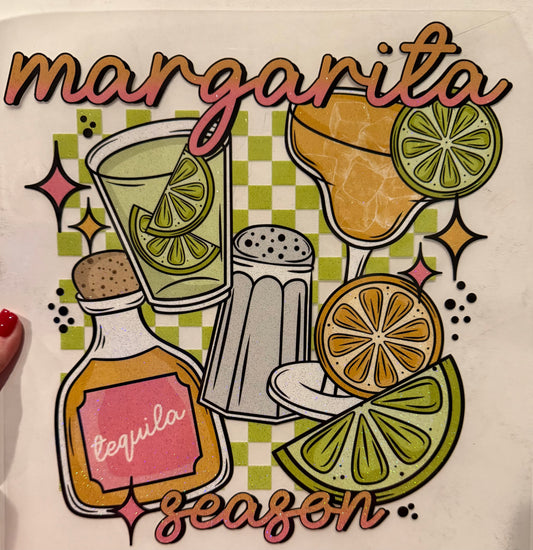 A010 Glitter Margarita- Heat Transfer