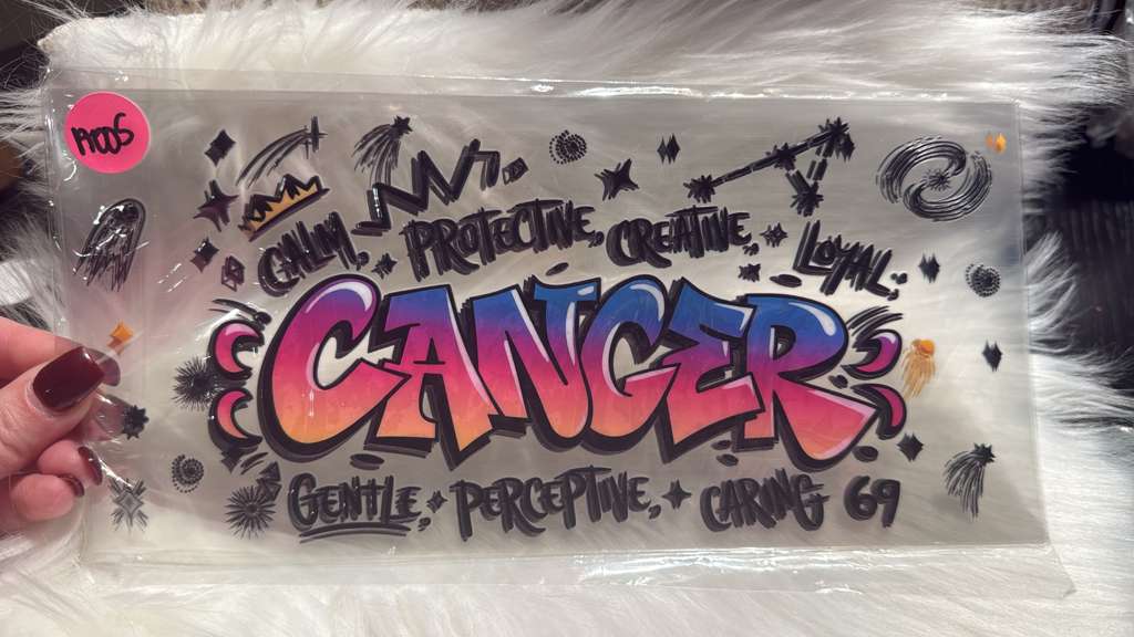 A005 CANCER GRAFFITI Wrap