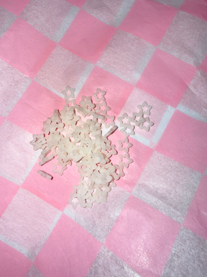 Glow white—>blue stars