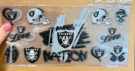 AA21- RAIDERS HEARTS