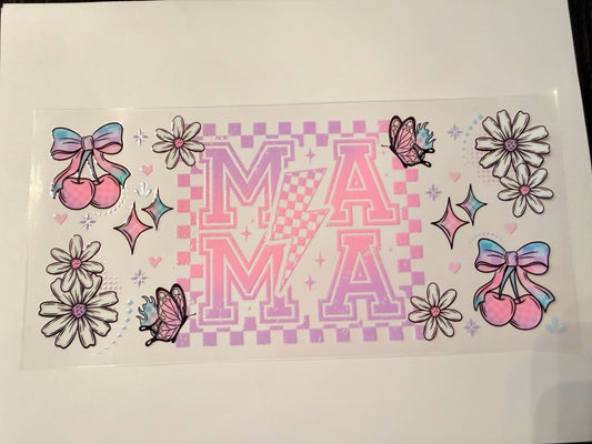 72-MAMA PURPLE CHECKERED