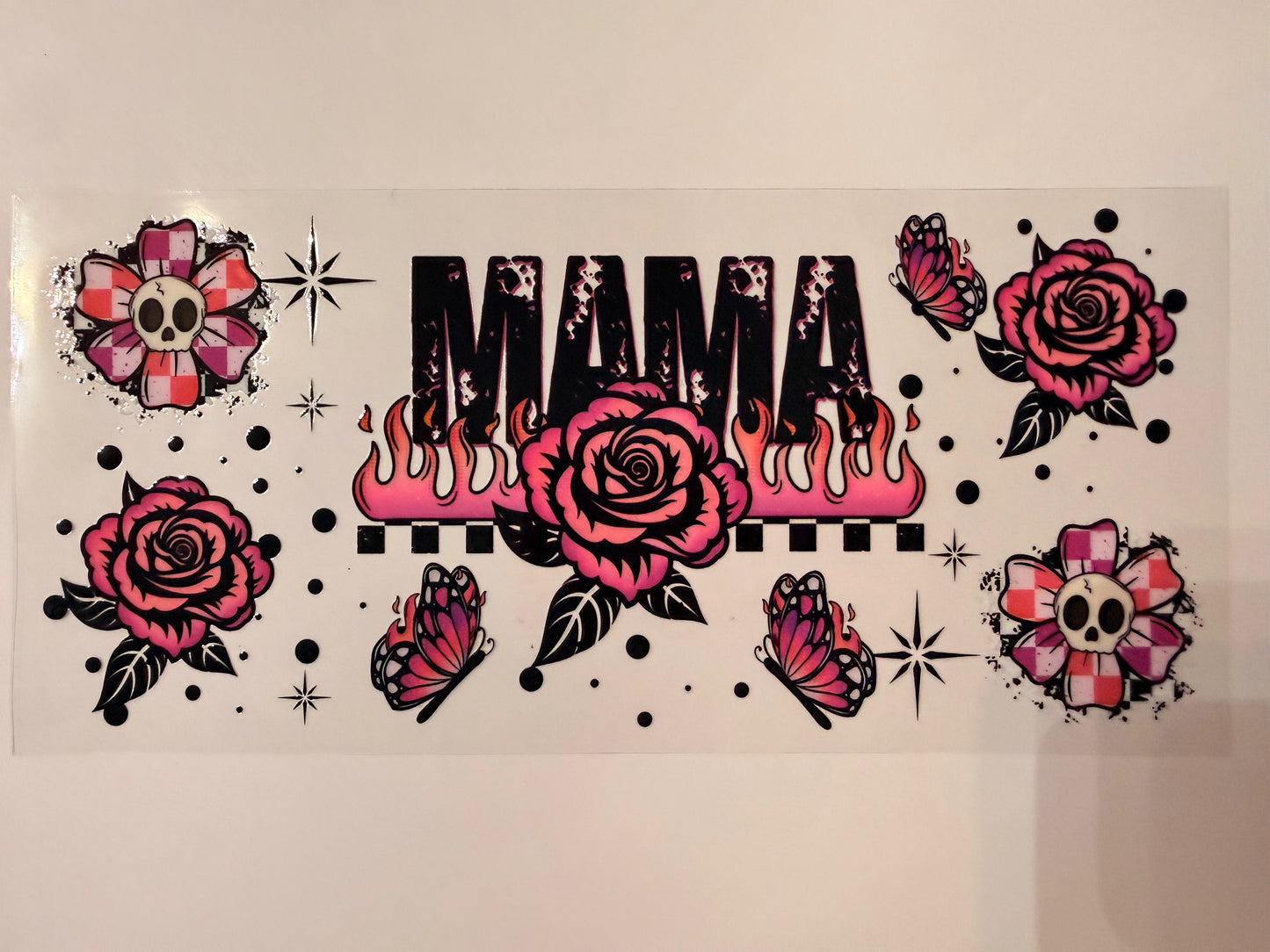 107-MAMA FIRE AND ROSES