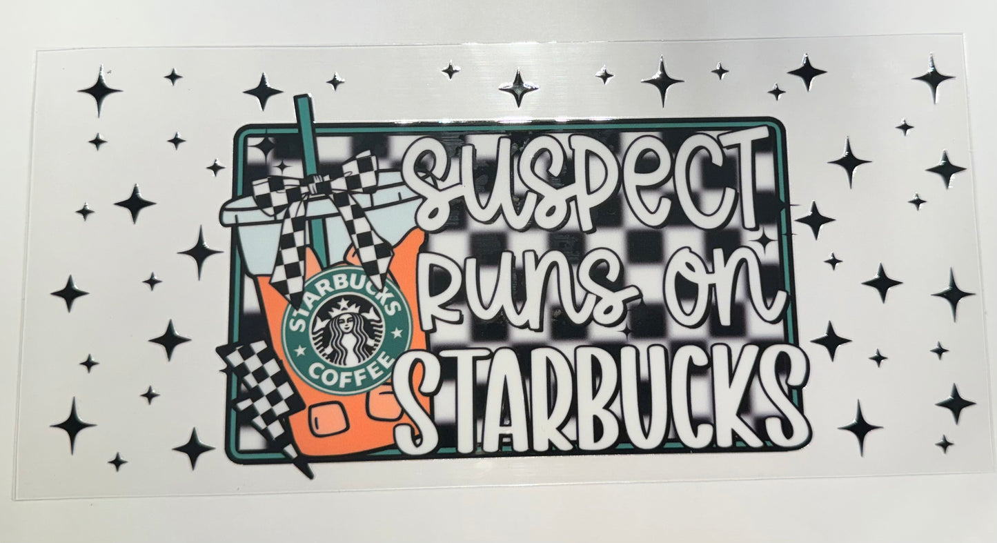 AB24 SUSPECT RUNS ON STARBUCKS