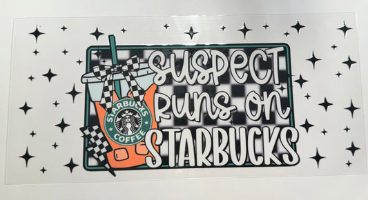 AB24 SUSPECT RUNS ON STARBUCKS