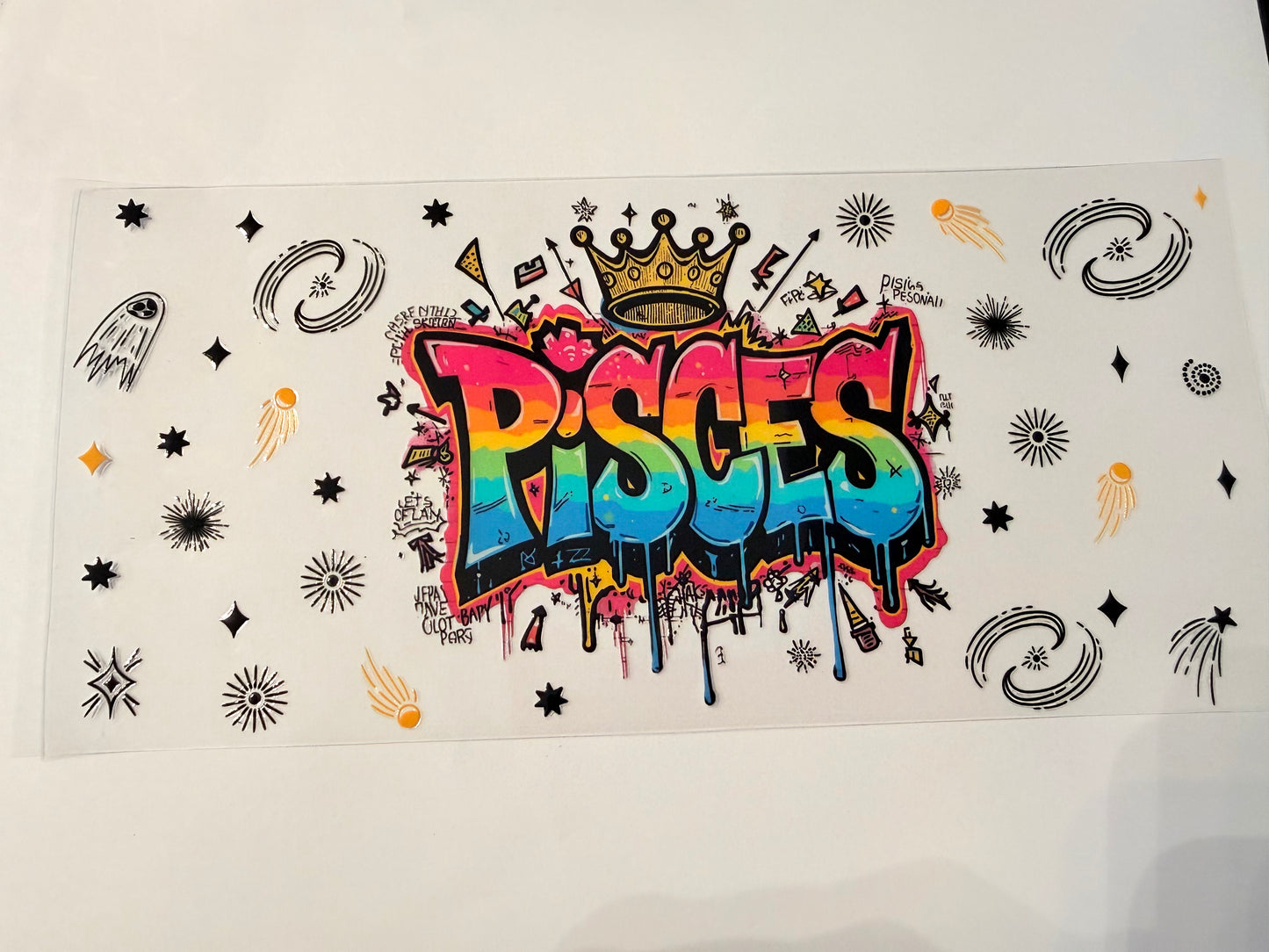 36-PISCES GRAFFITI