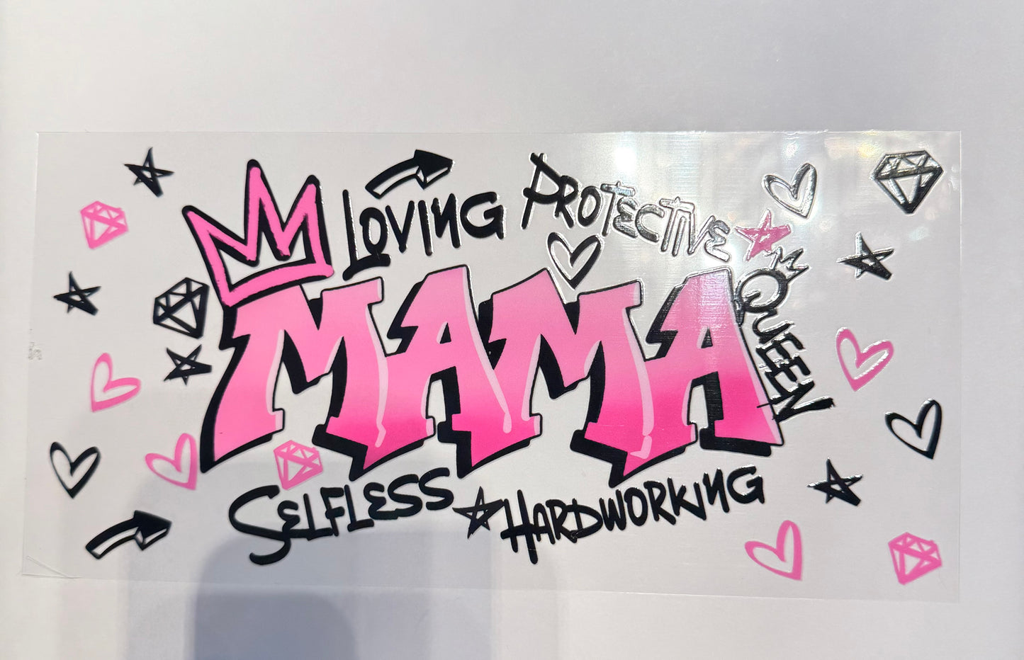 AB85 MOM- PINK GRAFFITI