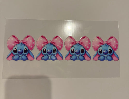 E015 PINK BOW STITCH