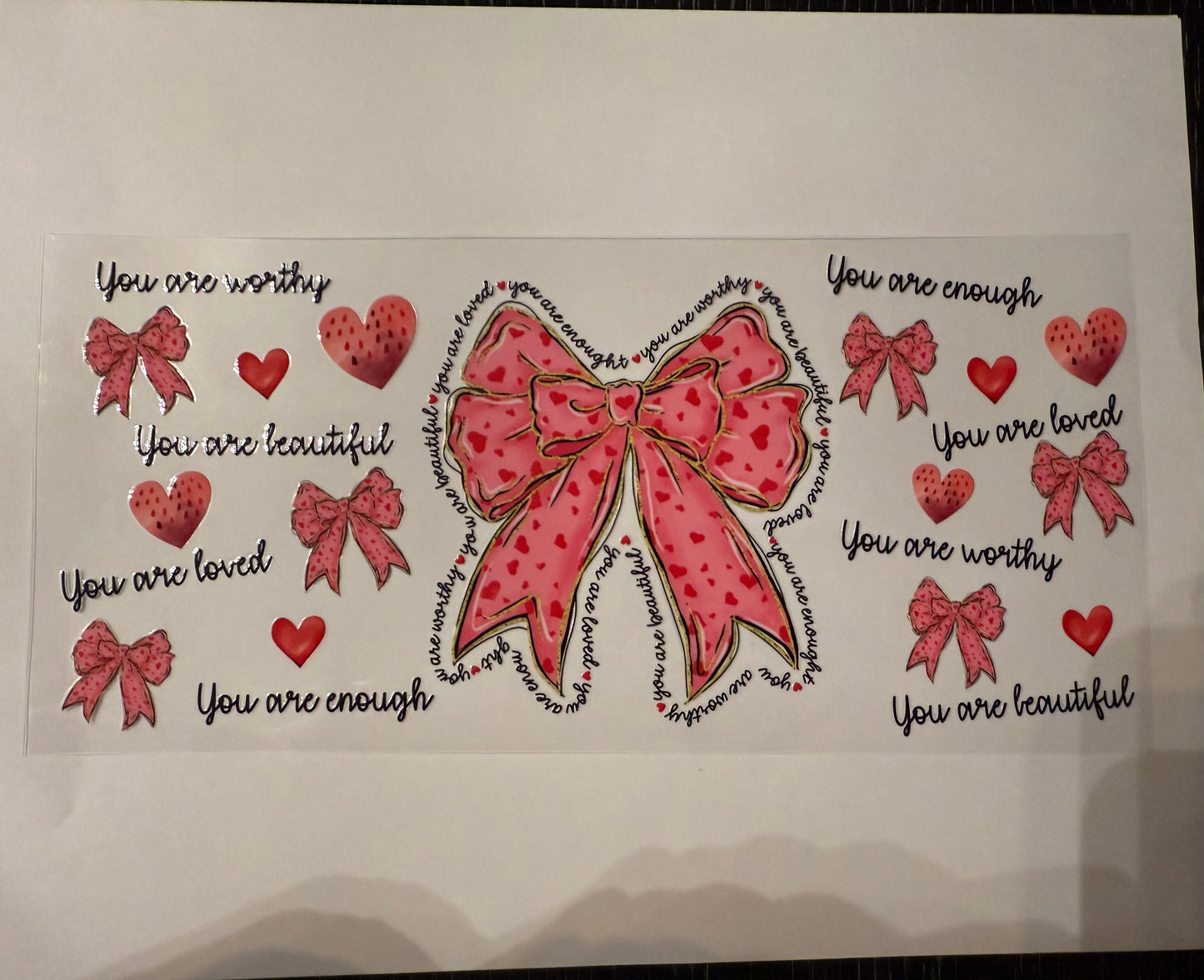 D078 affirmations bow