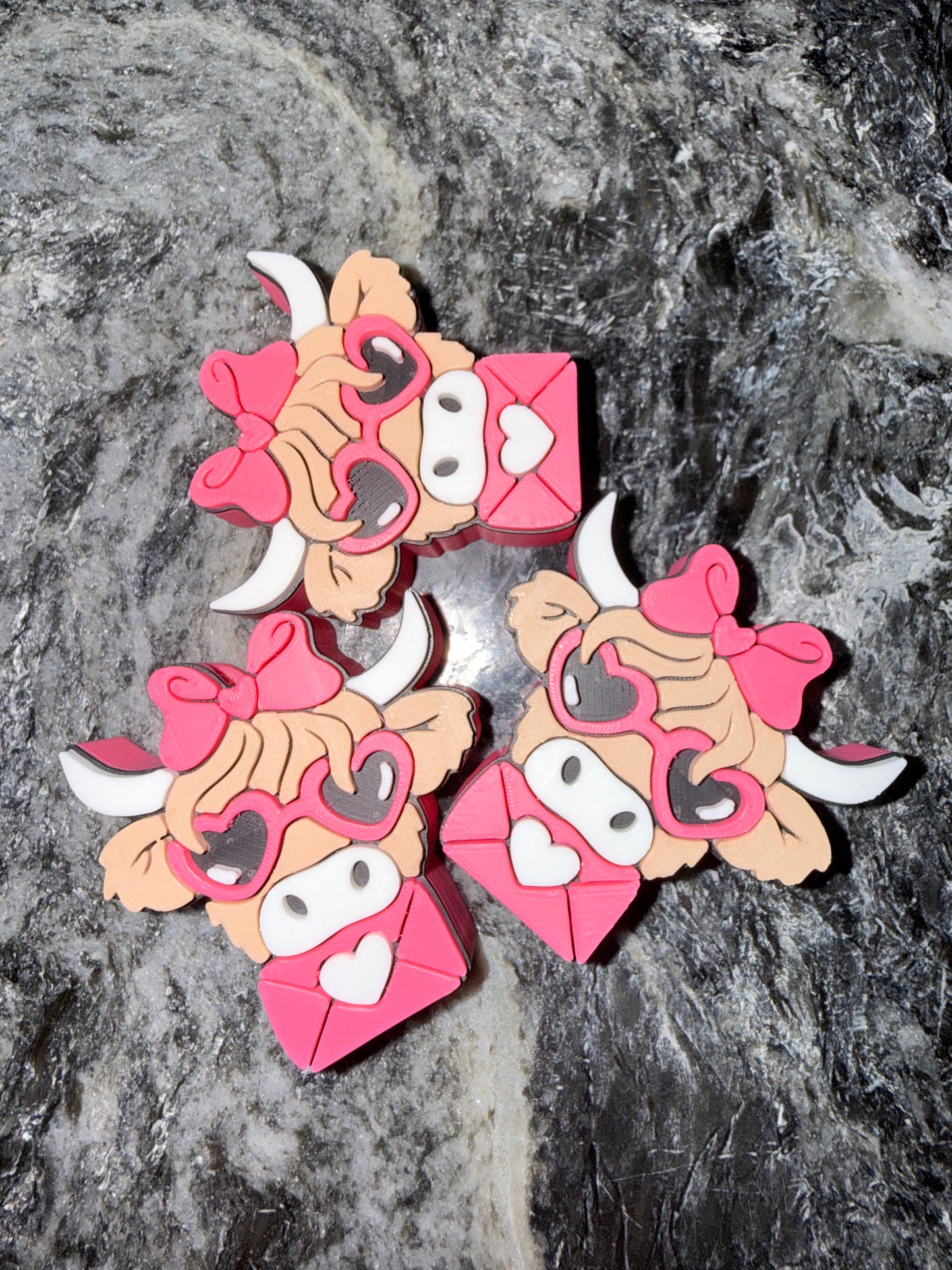 Love Mail Cow Topper 1PC