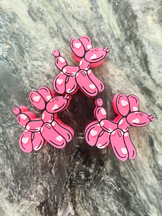 Balloon dog pink topper 1PC