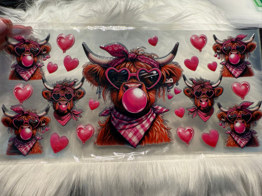 Bubblegum Pink Cow Wrap