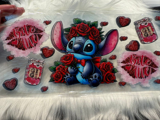 Stitch Valentine Roses Wrap
