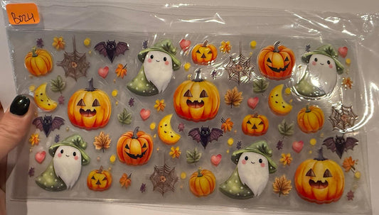 Pumpkins and Ghosts Wrap