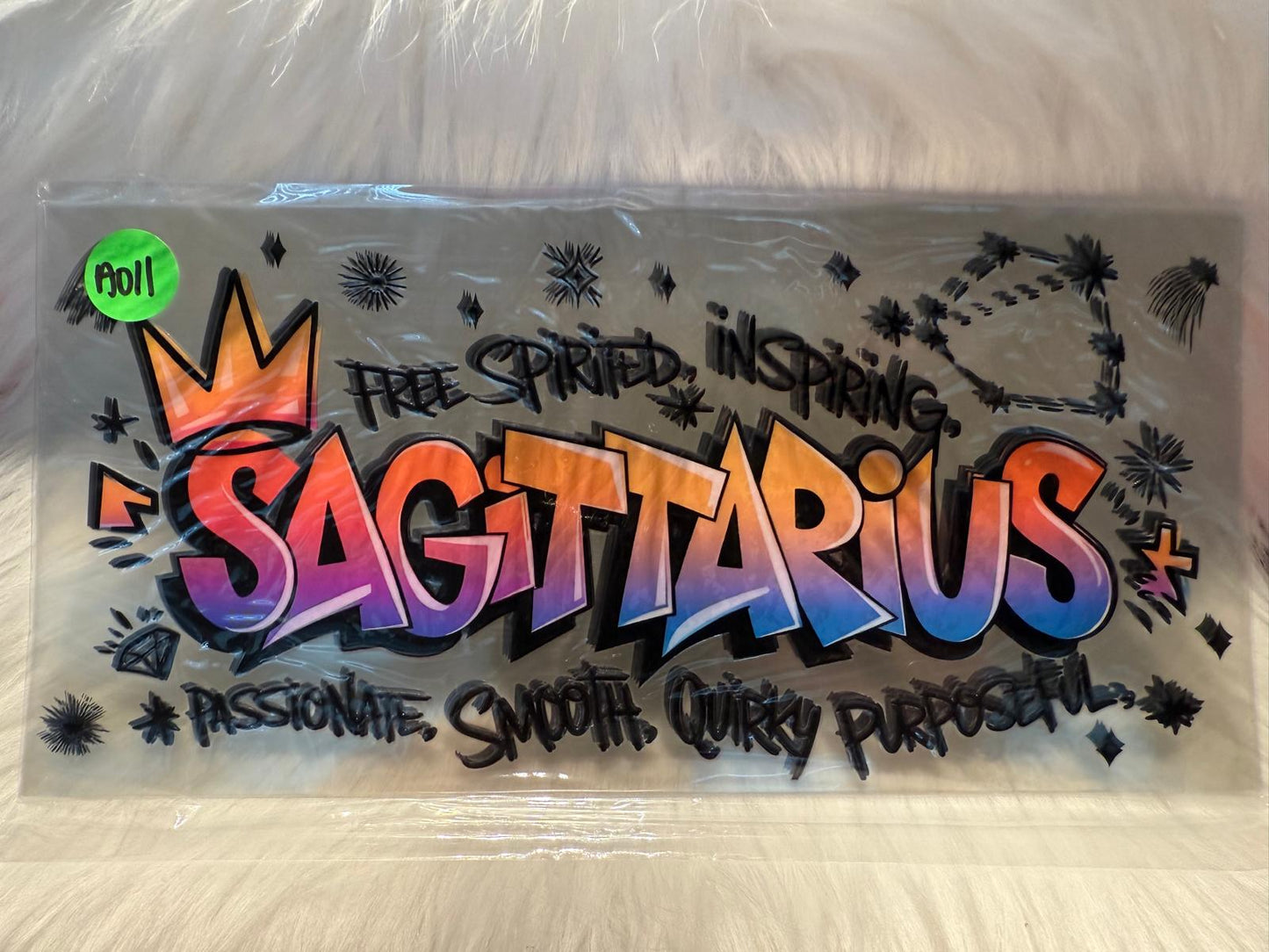 A011 SAGITTARIUS GRAFFITI Wrap