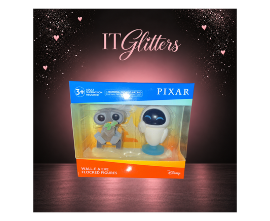 Wall-e & Eve Flocked set