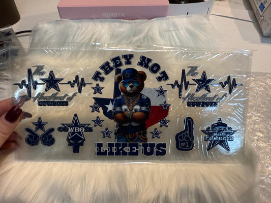 They Not Like Us Dallas Cowboys Bear Wrap