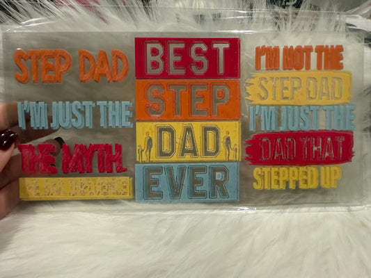 A087 Best Step Dad Ever Wrap
